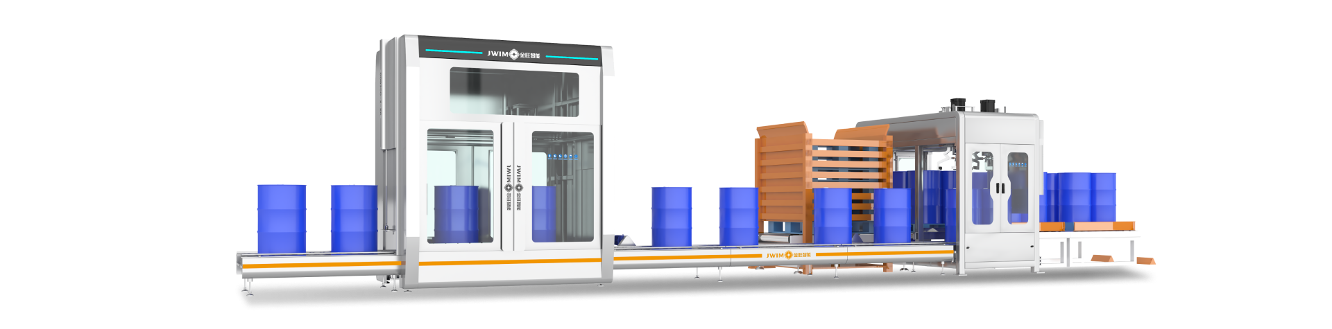 200L 桶裝集成化智能生產(chǎn)線